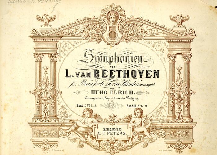 Beethoven symphonien frontispiece