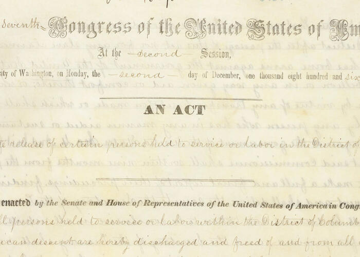 DC emancipation act