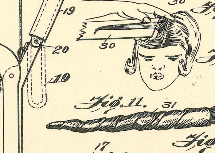 Marjorie Joyner patent 1693515 drawing sheet 3