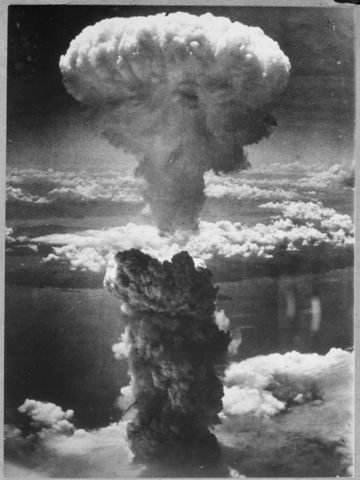 “Photograph of the Atomic Cloud Rising Over Nagasaki, Japan,” August 9, 1945