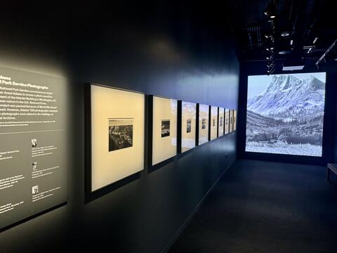 The Picturing A Nation gallery in The American Story at the National Archives Museum in Washington, DC.