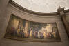 Faulkner Mural showing the presentation of the Declaration of Independence