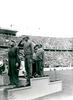 Jesse Owens at the 1936 Olympics in Berlin, Germany, 1936