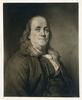 Benjamin Franklin. Copy of painting by Joseph Duplessis, circa 1794-1802. A portrait of Benjamin Franklin
