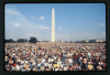 Washington, DC: Crowd Covers Grounds of the Washington Monument Prior to July 4 Fireworks, 1976