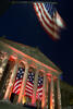 The National Archives Museum in Washington, DC, decorated for the Fourth of July The National Archives Museum in Washington, DC, decorated for the Fourth of July