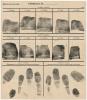 Fingerprints of Humphrey deForest Bogart, part of his Official Military Personnel File.