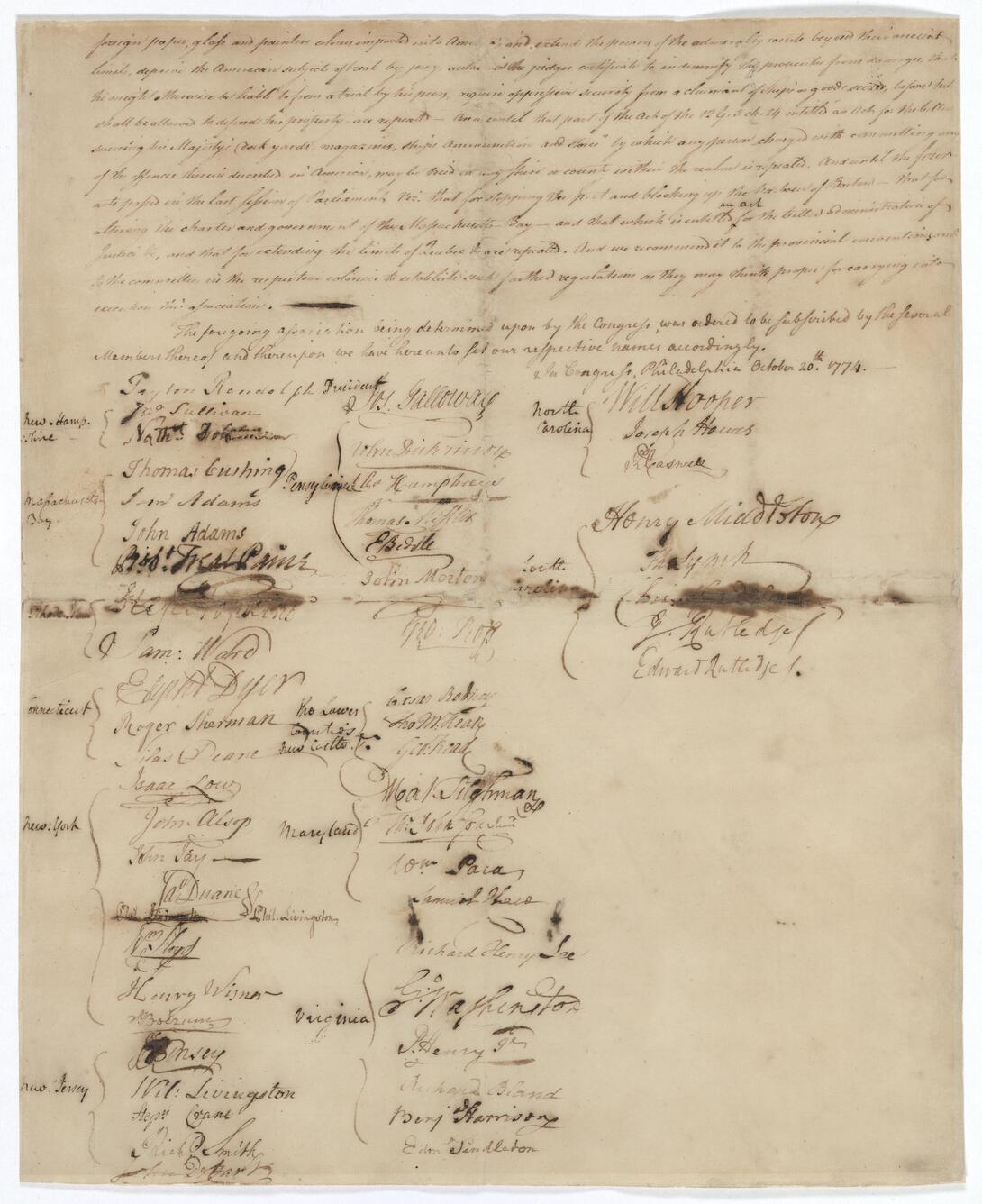 Page three of the Articles of Association