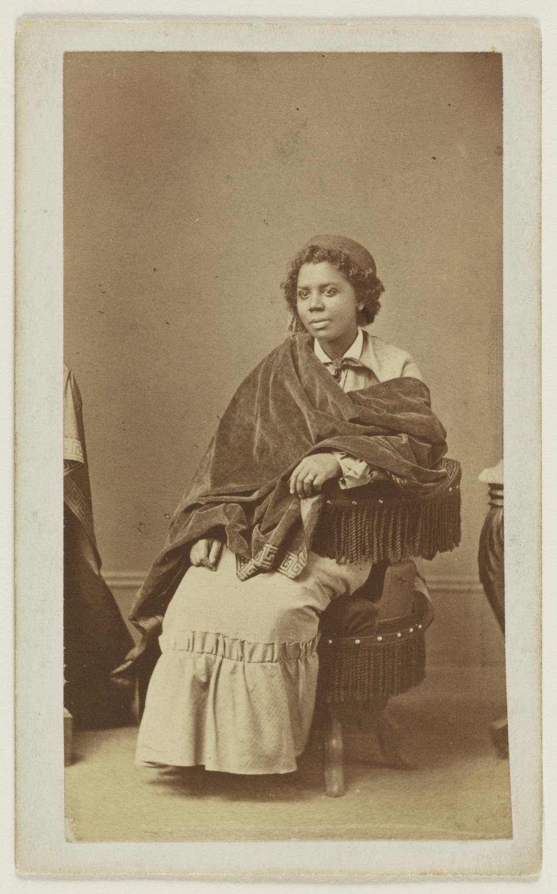 Photograph of Edmonia Lewis by Henry Rocher, c.1870
