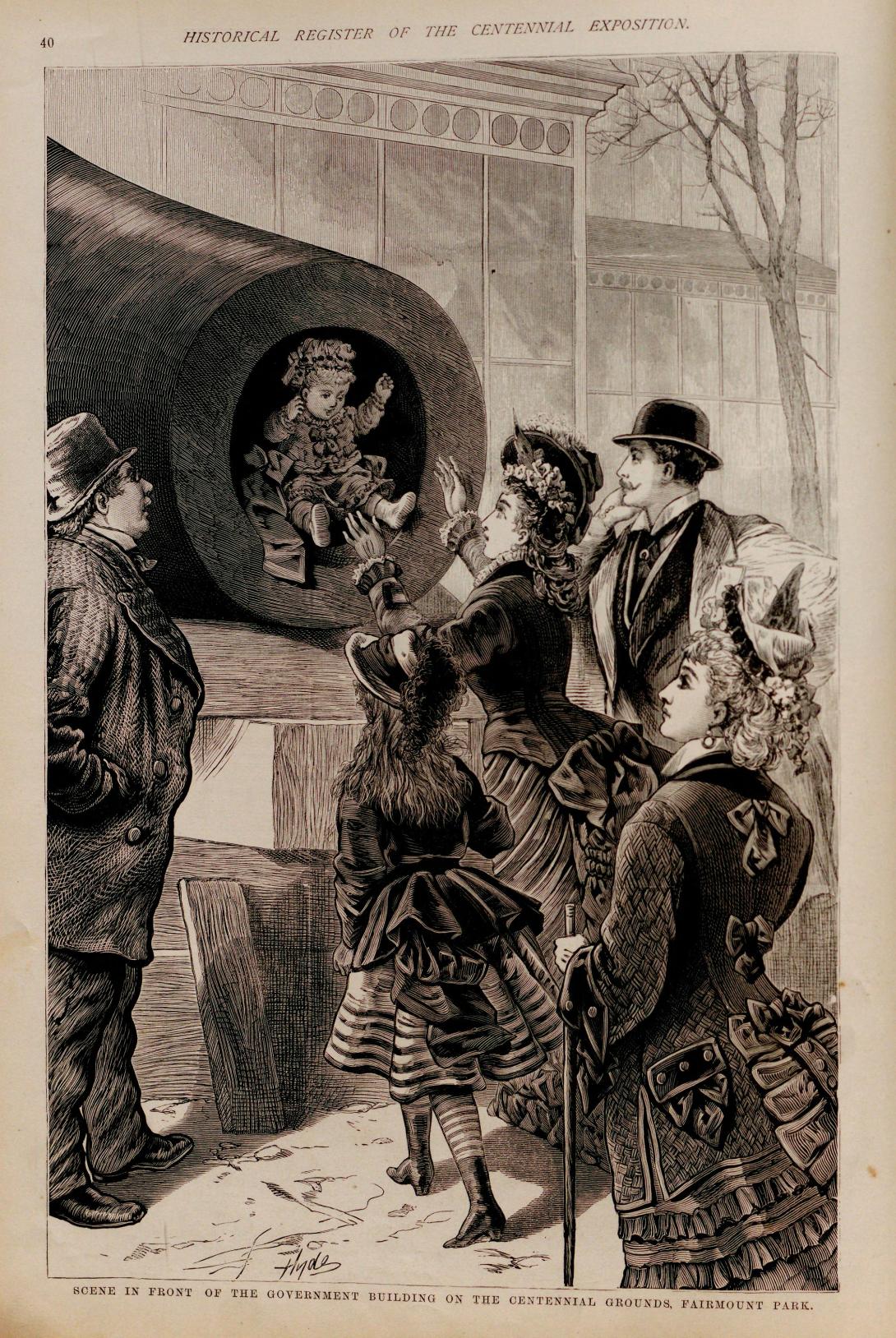 Illustration from Frank Leslie's Historical Register of the United States Centennial Exposition, 1876 