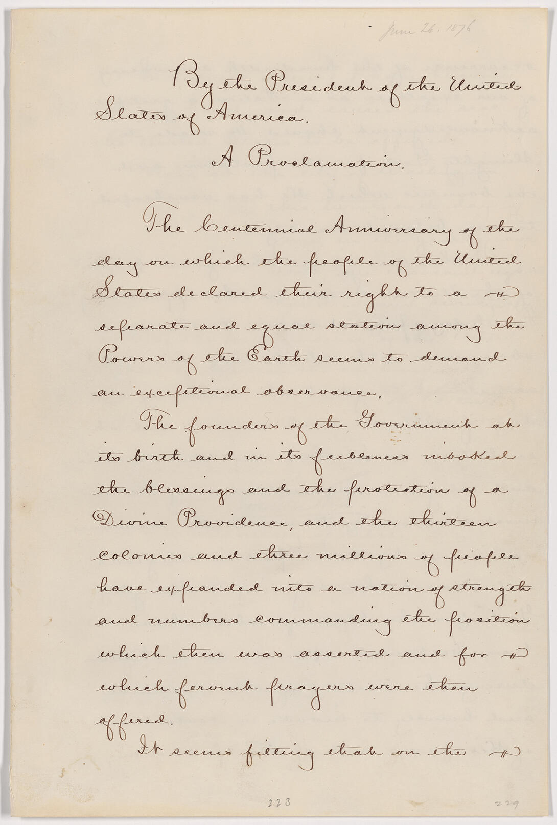 Tan document with black handwritten text