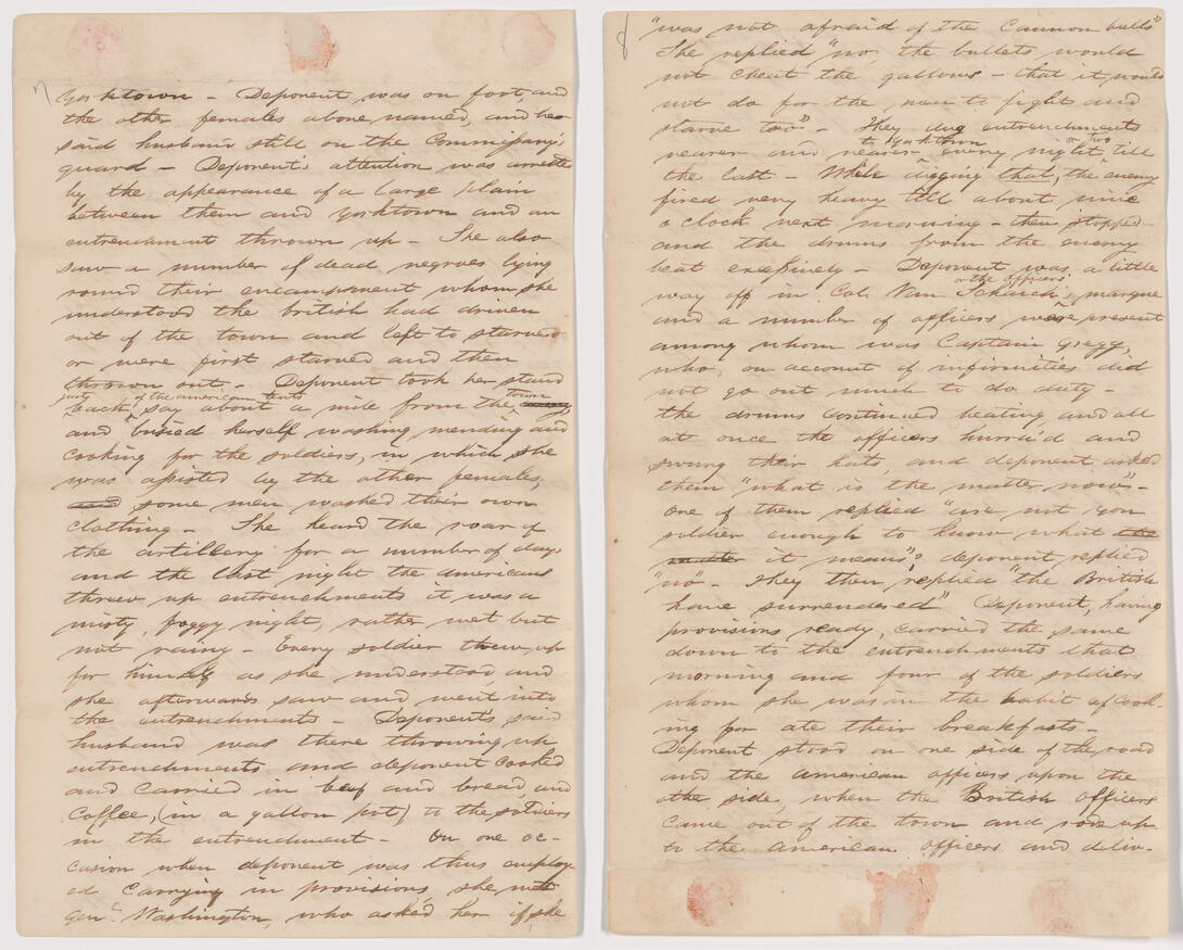 Aged, light-colored paper with black handwritten text.